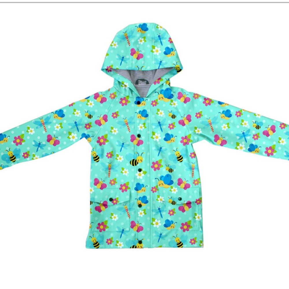 Colorful Kids' Raincoat with Fun Print